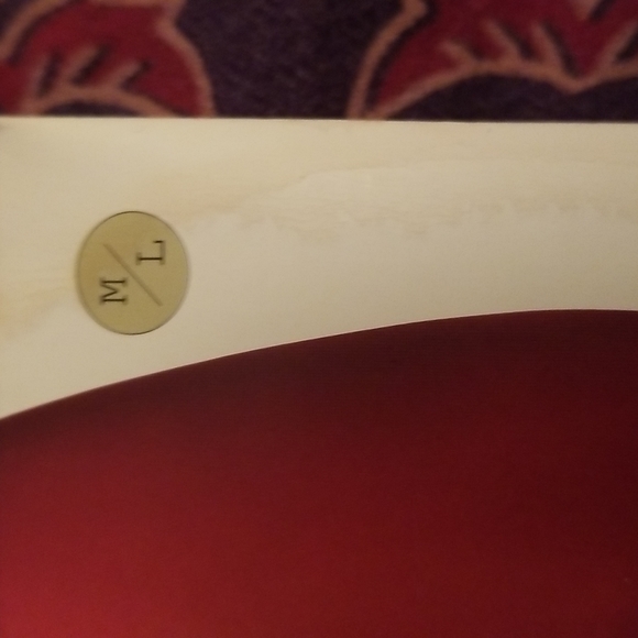 Dark Orange Opaque Tights - Picture 3 of 4